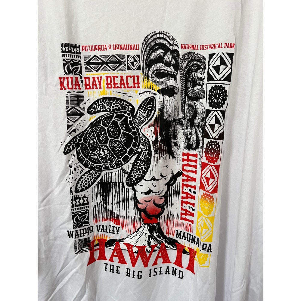 NWT Hawaiian Big Island Hawaii T-shirt Men's XL Volcano Tiki - Picture 4 of 6